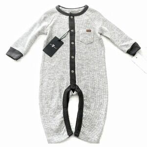 New Seven For All 3-6 Months Thermal Romper NWT 7 SFAM